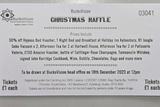 News - BucksVision Christmas Raffle